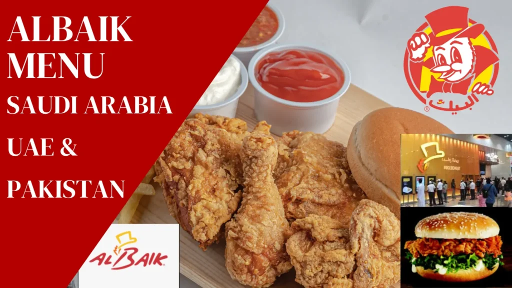 Al baik Menu, The Famous Broasted Chicken and Meals