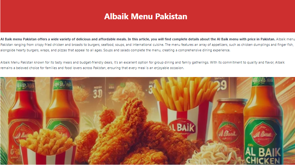 albaik pakistan