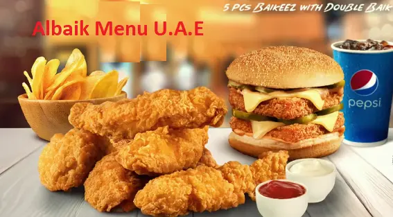 albaik menu uae