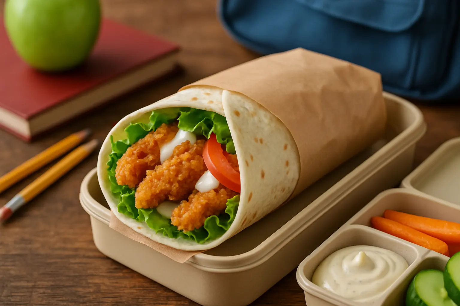 5-Minute Albaik Chicken Wrap