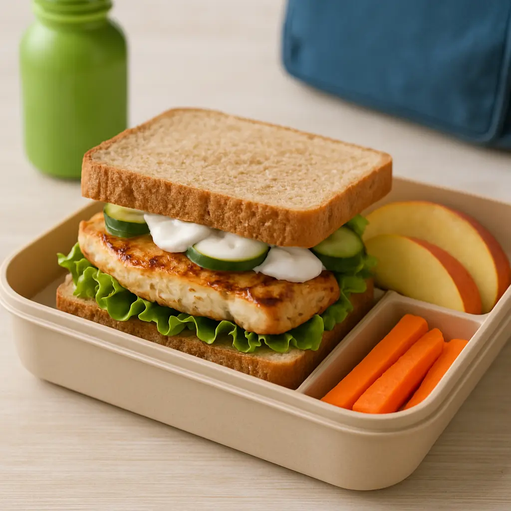 Healthy Albaik-Style Grilled Chicken Sandwich