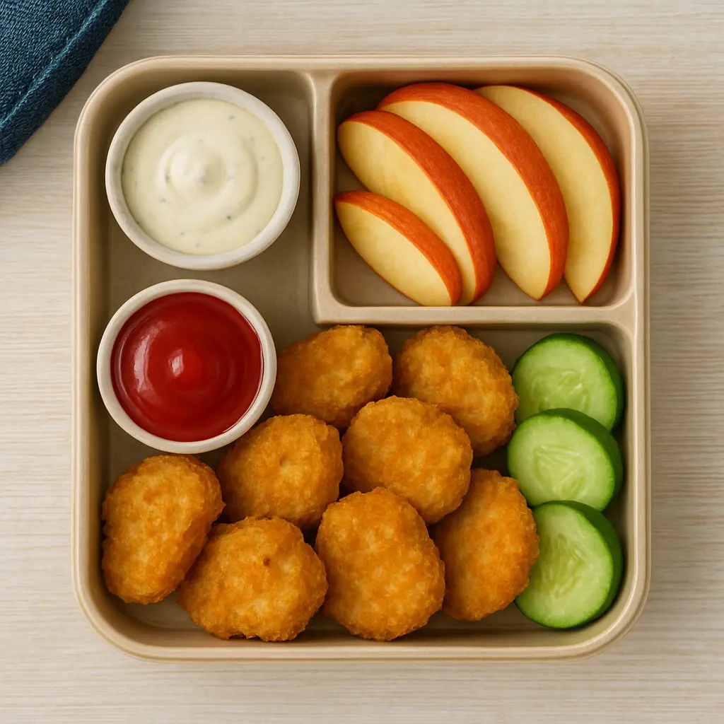 Oven-Baked Albaik Chicken Nuggets with Dip