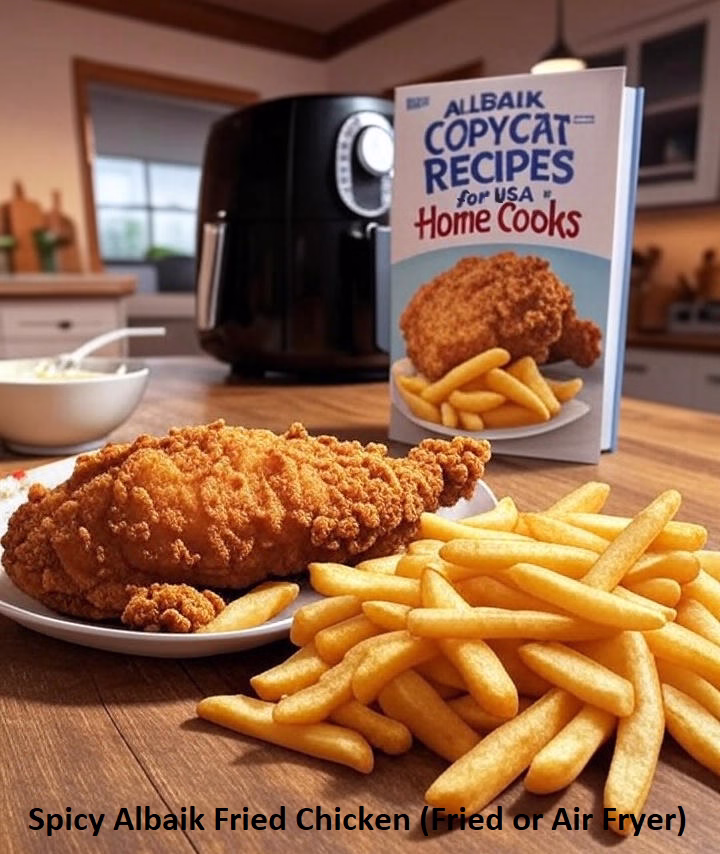 Albaik Fried Chicken Air Fryer Repcipes
