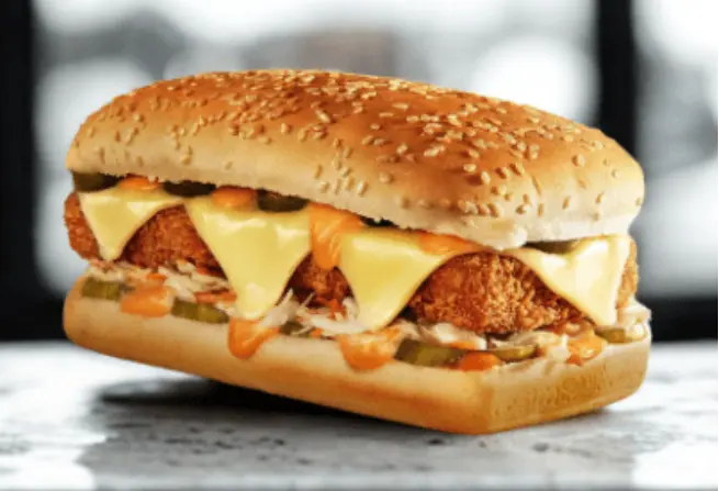 Albaik Big Baik Burger with Cheese