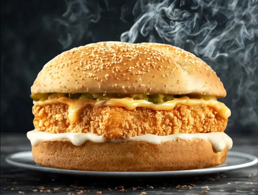 Albaik Chicekn Fillet Burger