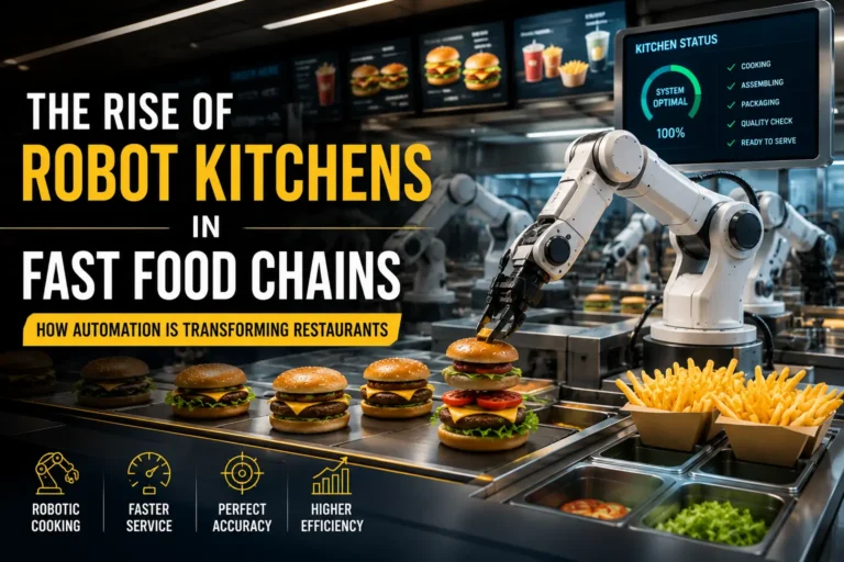 robot kitchens in fast food chains